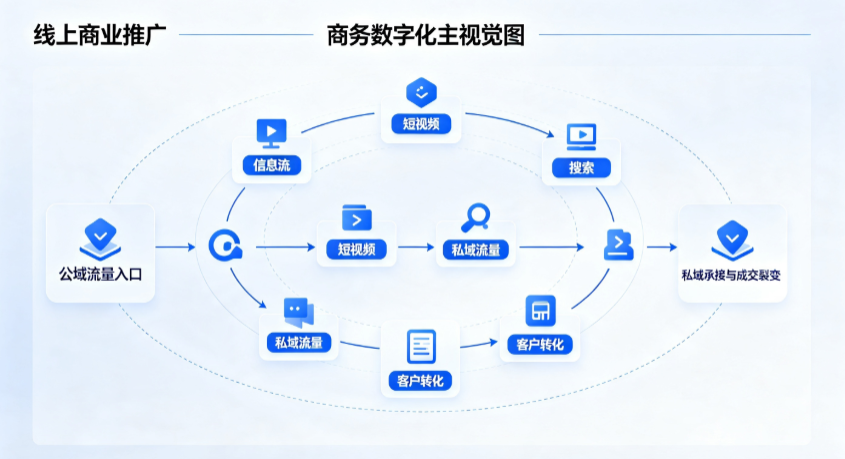 山亭区线上商业推广怎么做？全域流量闭环搭建与低成本转化实战指南
